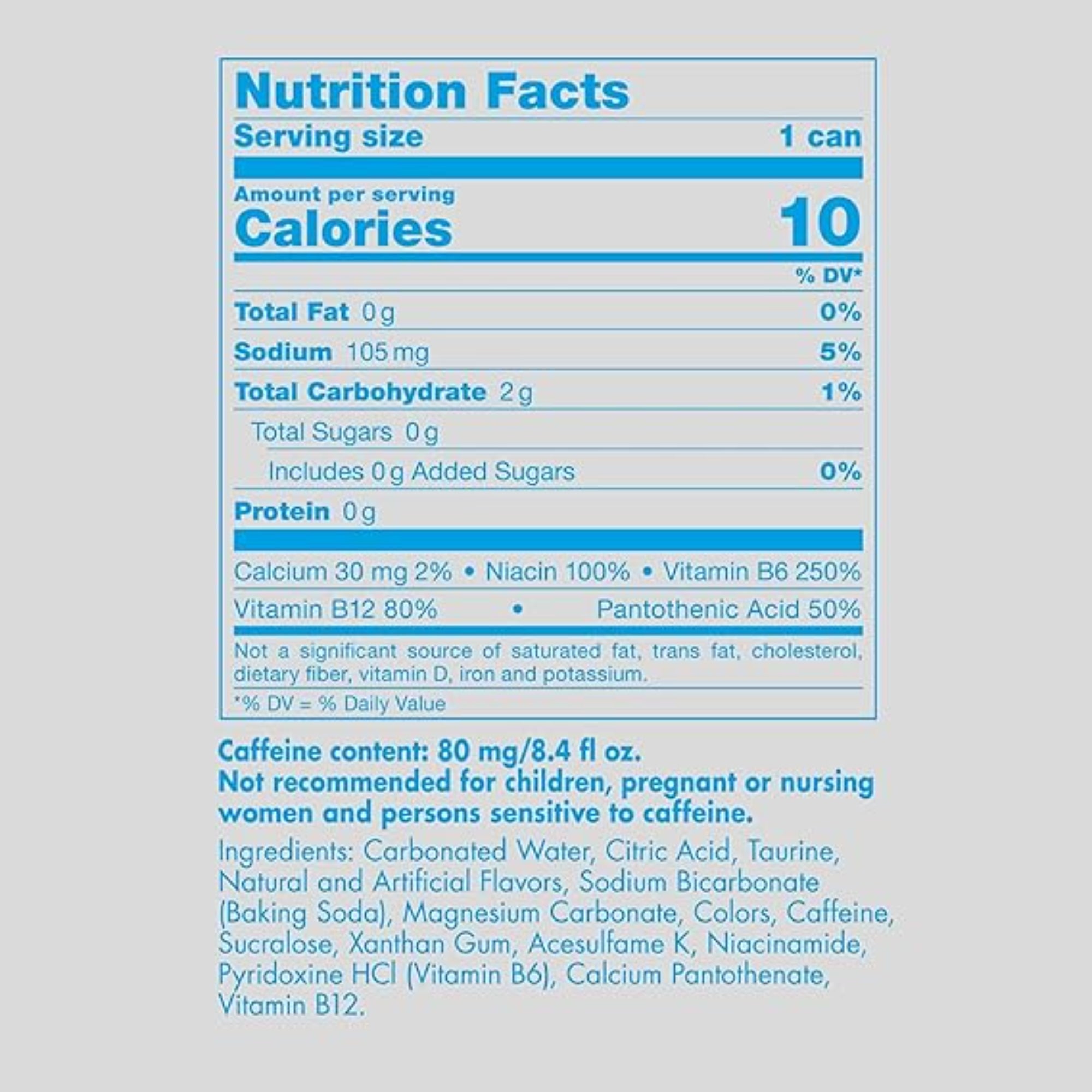 Red Bull Sugar Free Energy Drink with 80mg Caffeine plus Taurine & B Vitamins, 8.4 Fl Oz, 6 Packs of 4 Cans (Pack of 24)