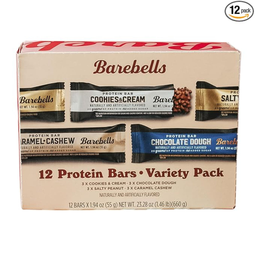 Barebells Protein Bars Variety Pack - 12 Count, 1.9oz Bars