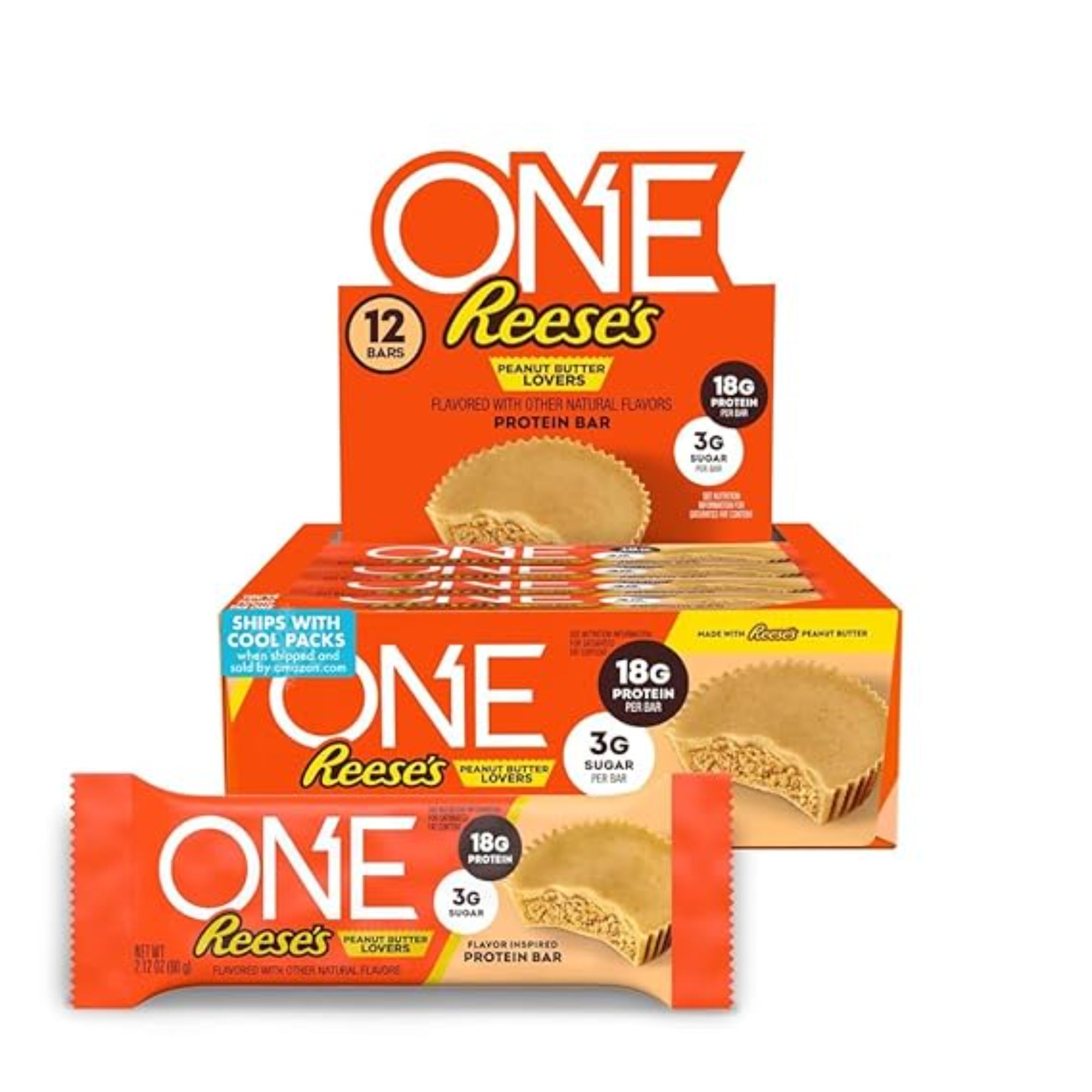 ONE Protein Bars, Reese's Peanut Butter 2.12 oz (12 Count)