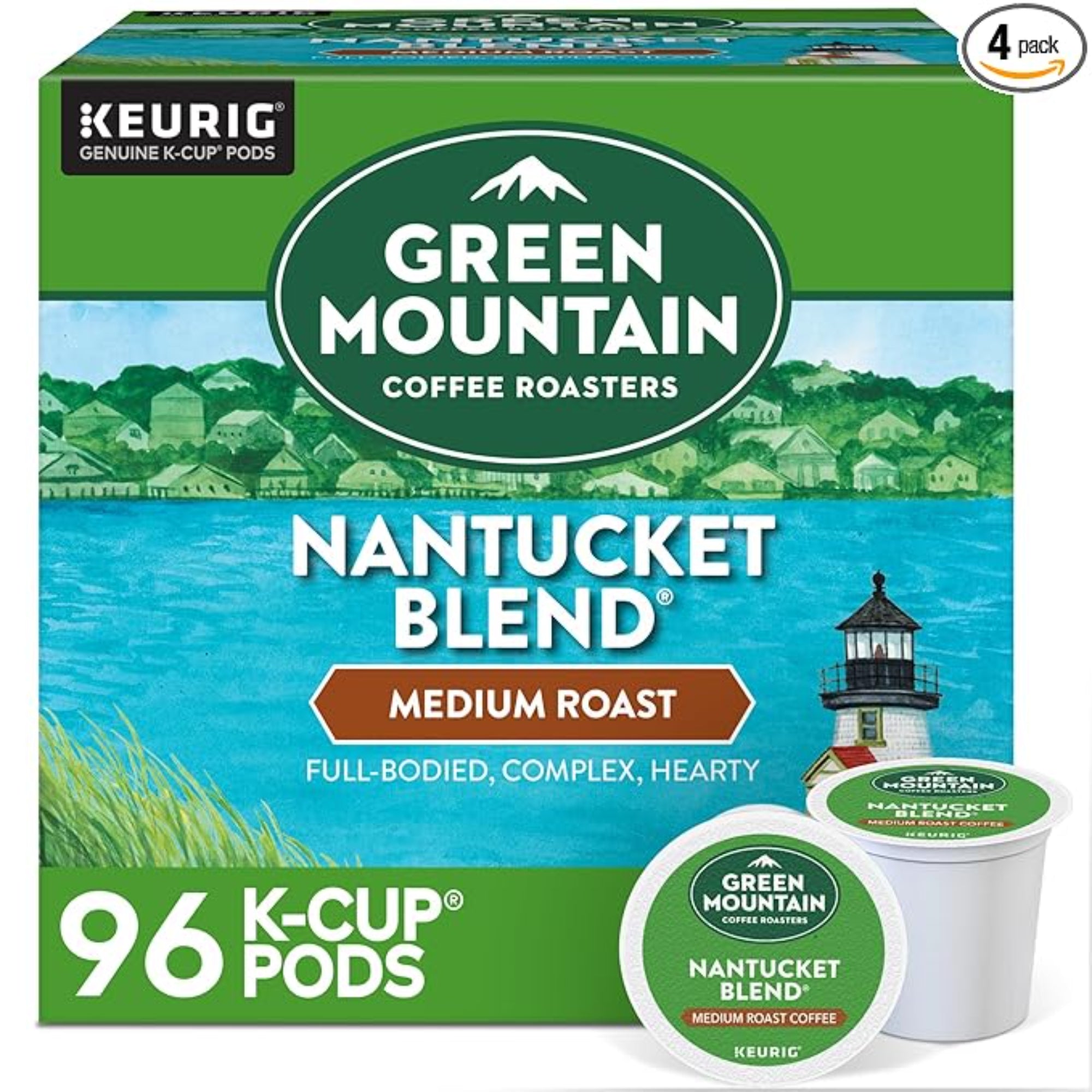 Green Mountain Coffee Roasters Nantucket Blend 96 pods