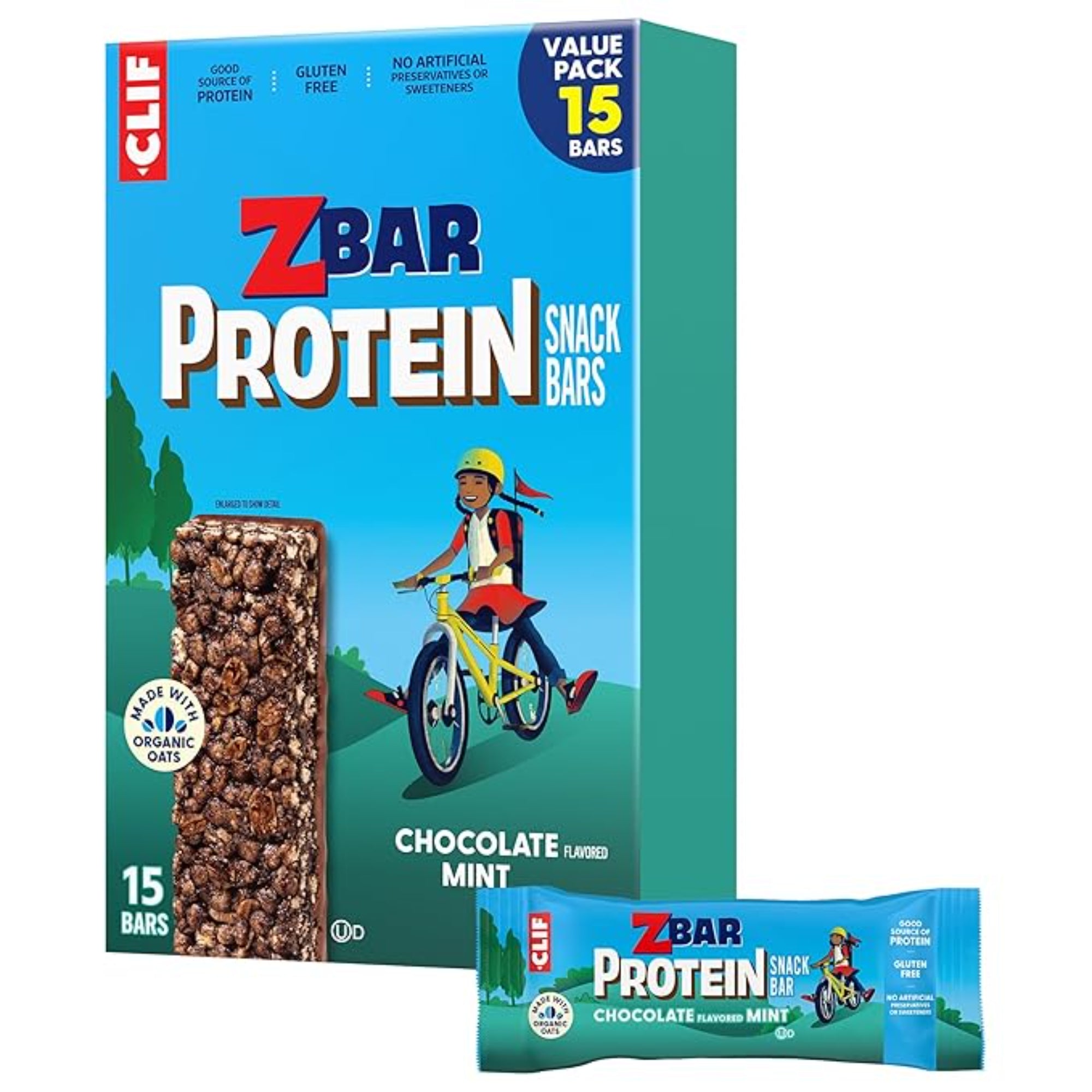 Zbar Protein - Chocolate Flavored Mint  (15 Pack)