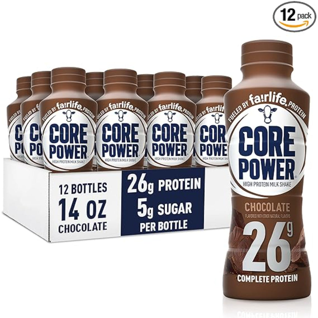 Core Power Protein Shake, Chocolate 12 Pack