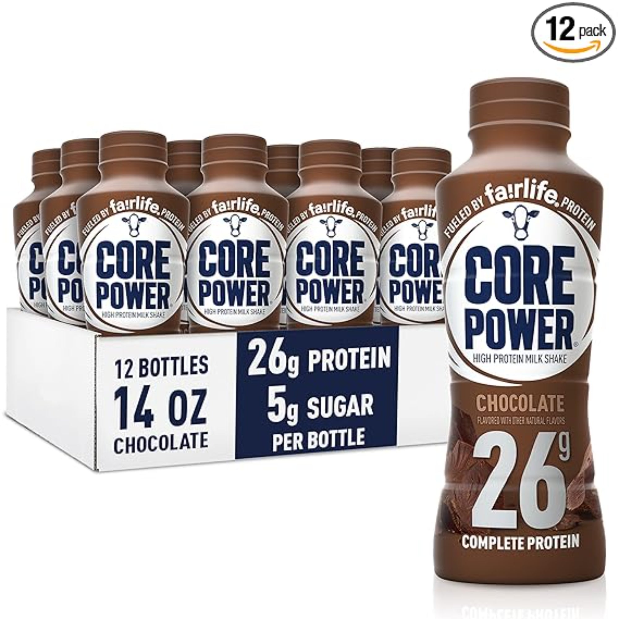 Core Power Protein Shake, Chocolate 12 Pack