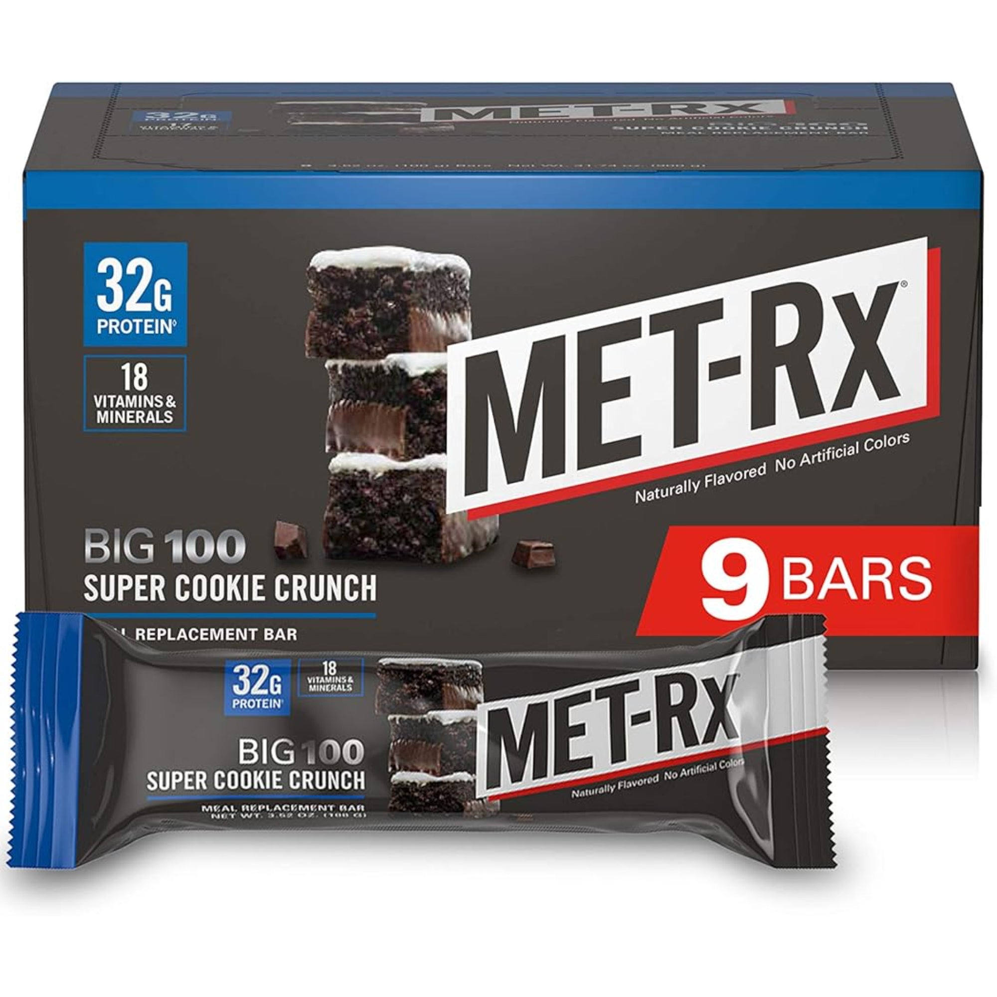 MET-Rx Big 100 Protein Bar 9 Bars