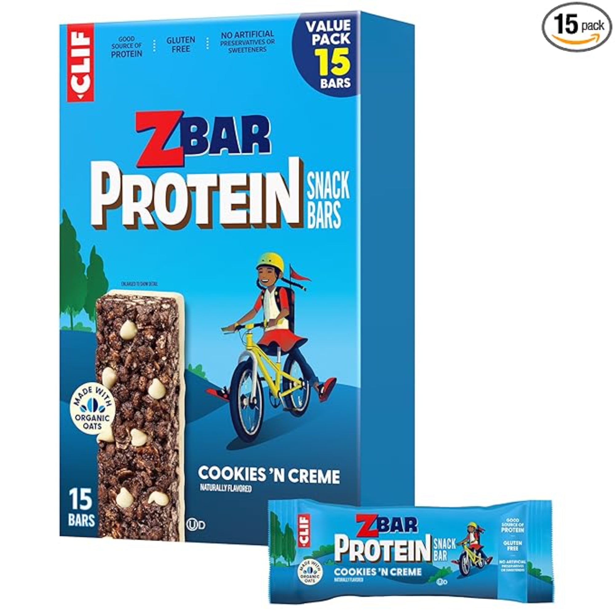 Zbar Protein Cookies 'N Creme (15 Pack)