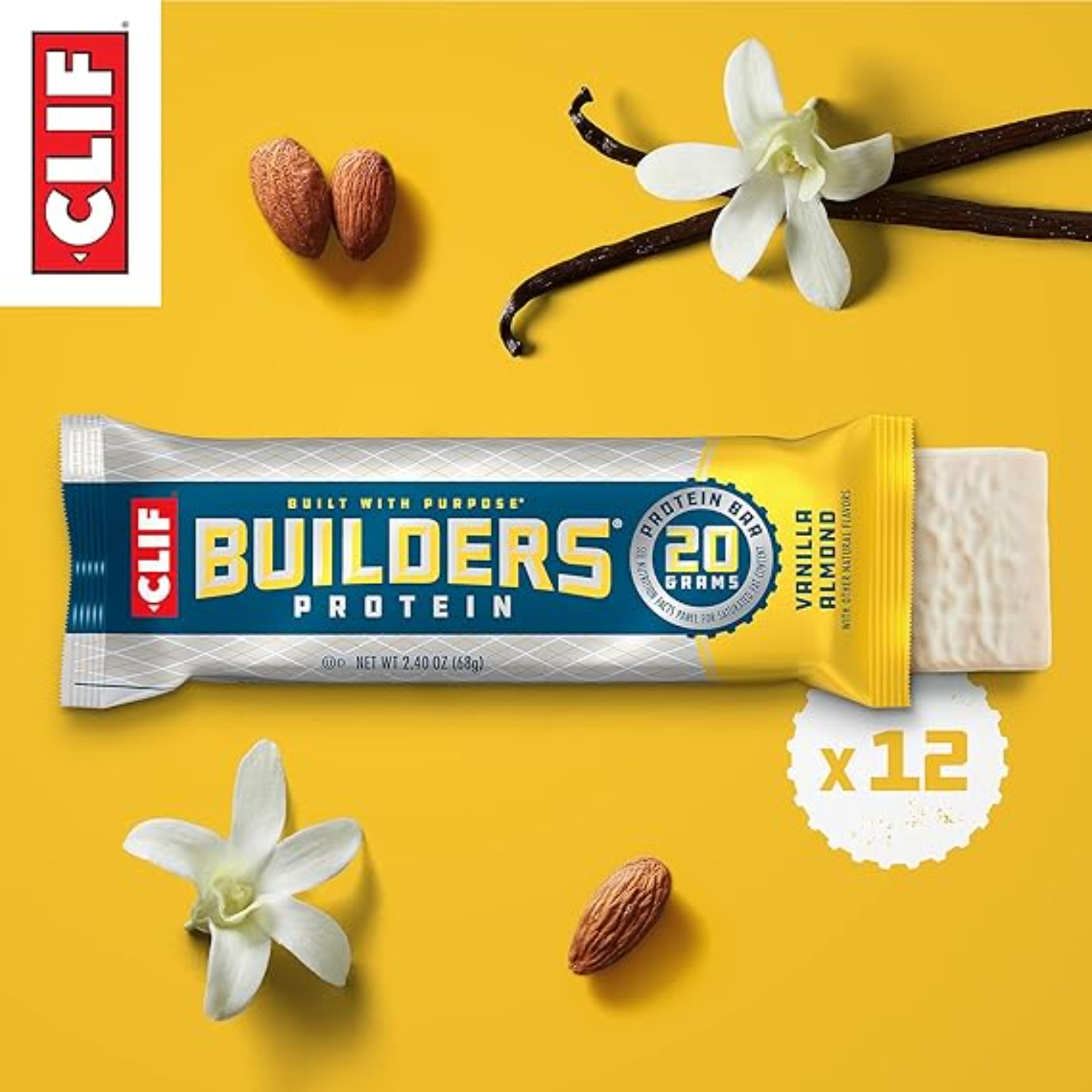 CLIF BUILDERS Protein Bars (12 Pack)