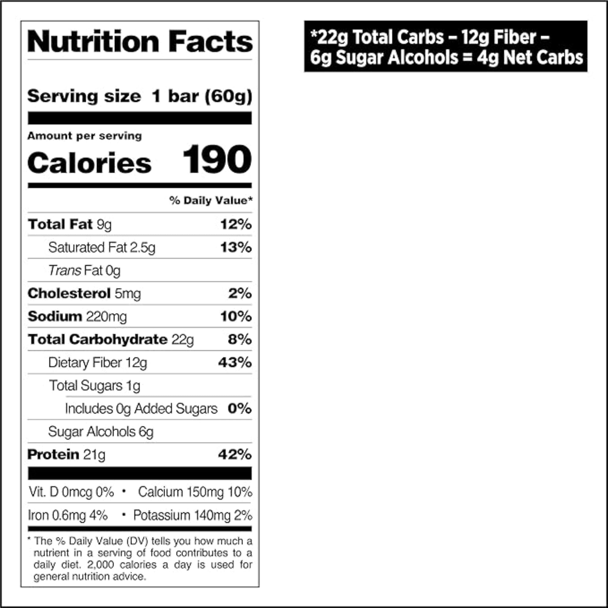 Quest Nutrition Chocolate Chip Dough Cookie Protein Bars 12 Count