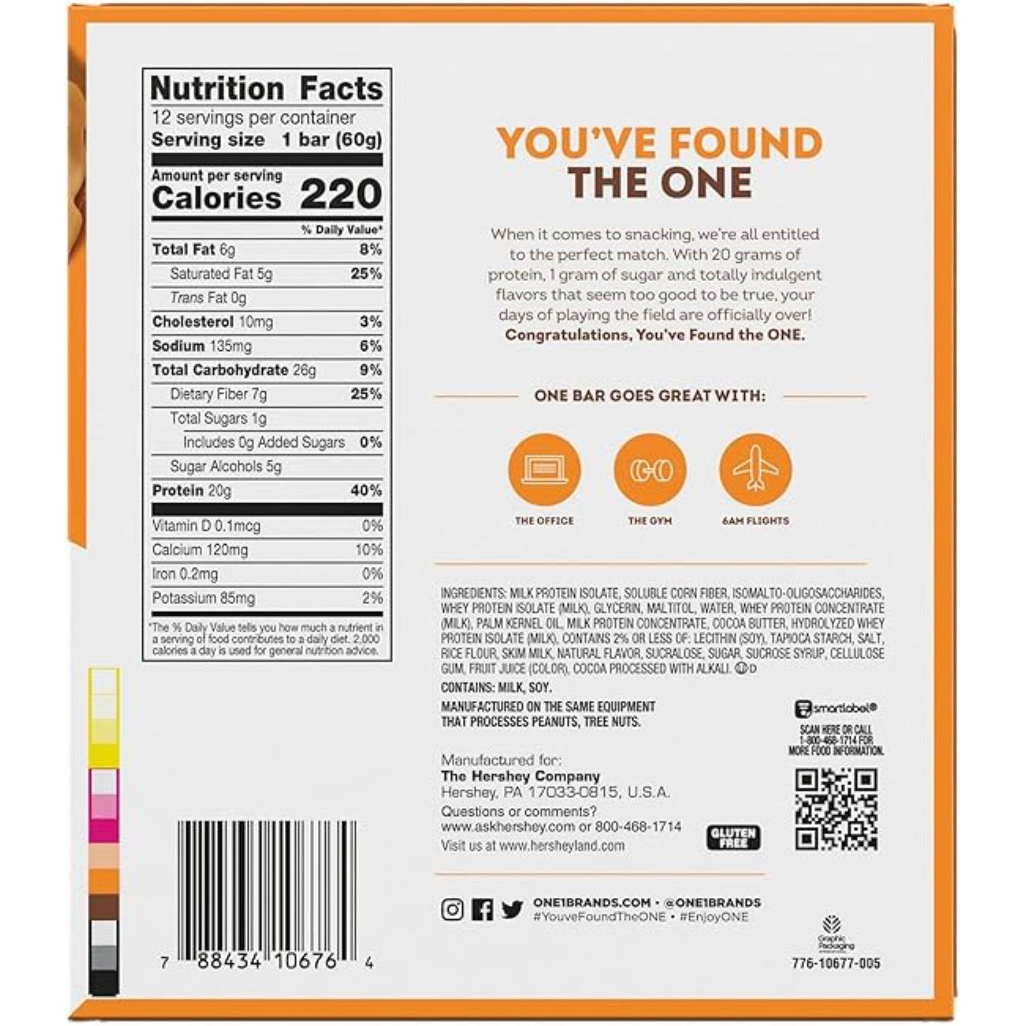 ONE Protein Bars, Maple Glazed Doughnut 2.12 oz (12 Count)