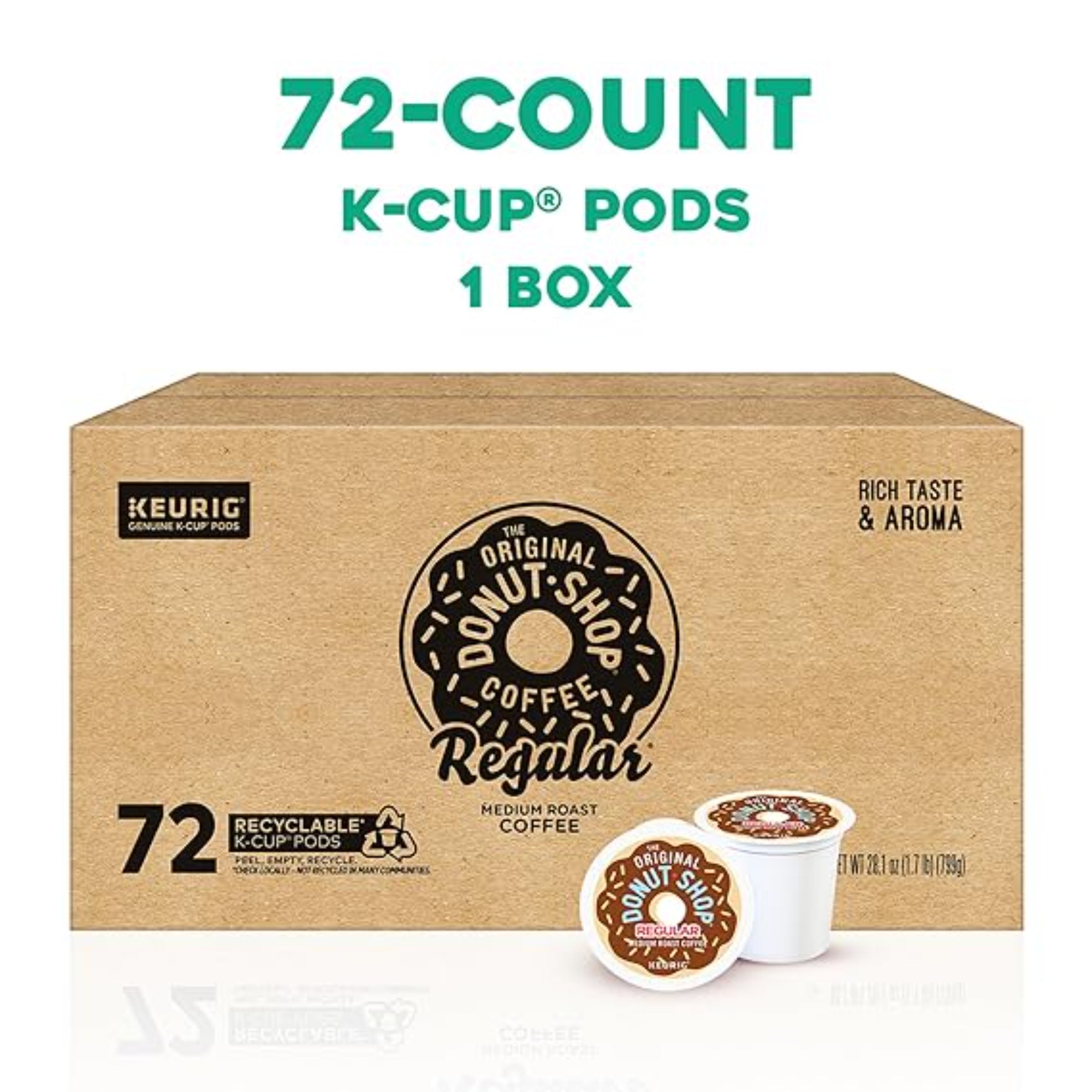 The Original Donut Shop Regular 72 pods