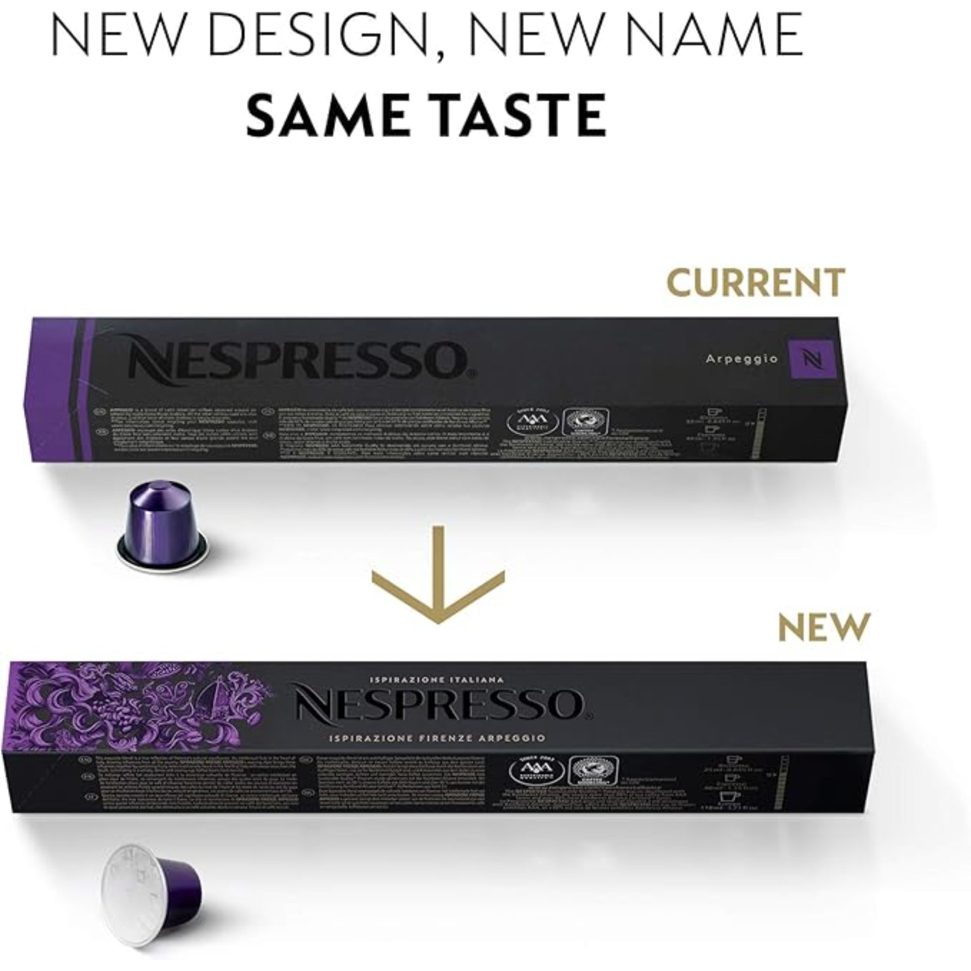 Nespresso Capsules Original Line, Ispirazione Variety Pack 50 Pods