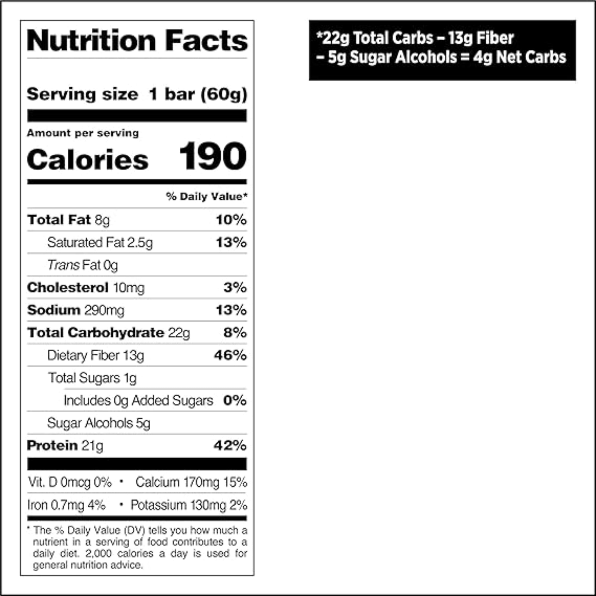 Quest Nutrition Cookies & Cream Protein Bars 4 Count