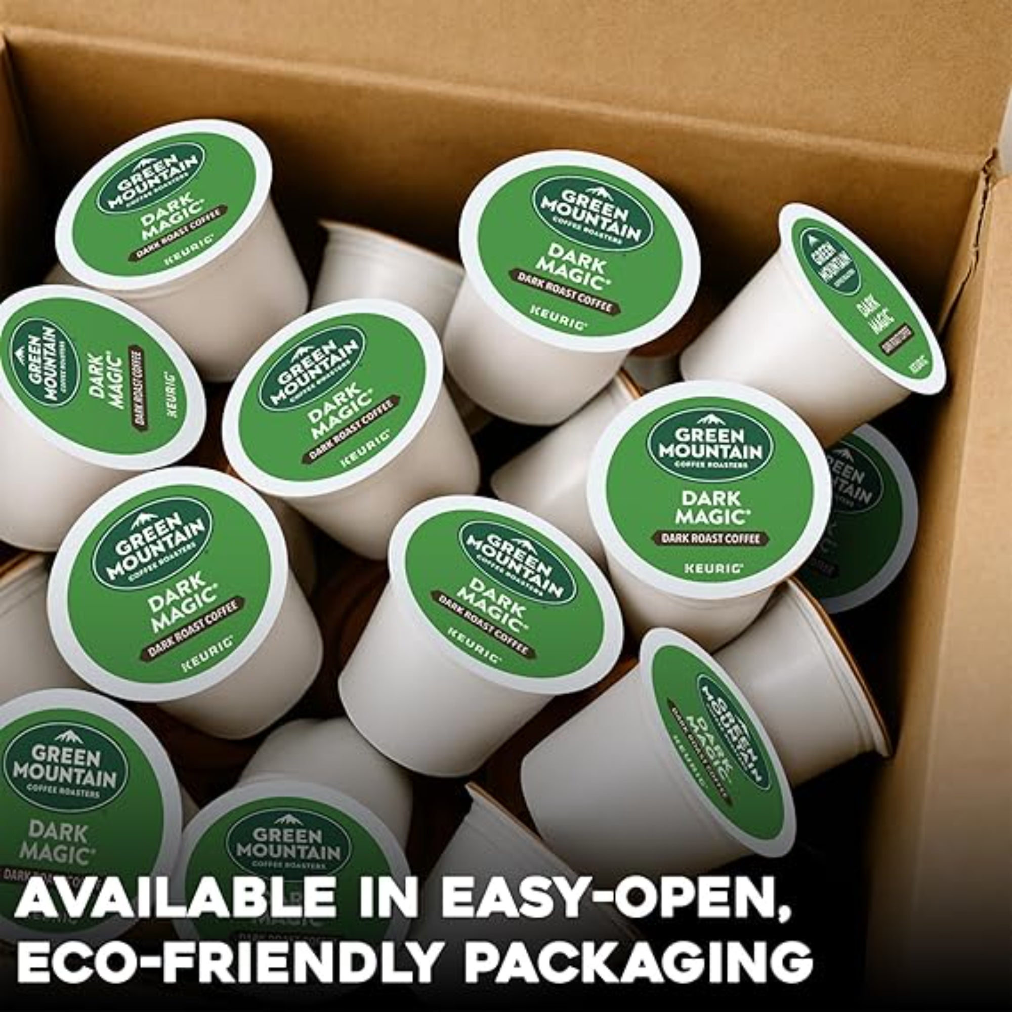 Green Mountain Coffee Roasters Dark Magic Keurig Single-Serve K-Cup Pods, Dark Roast Coffee, 72 Count