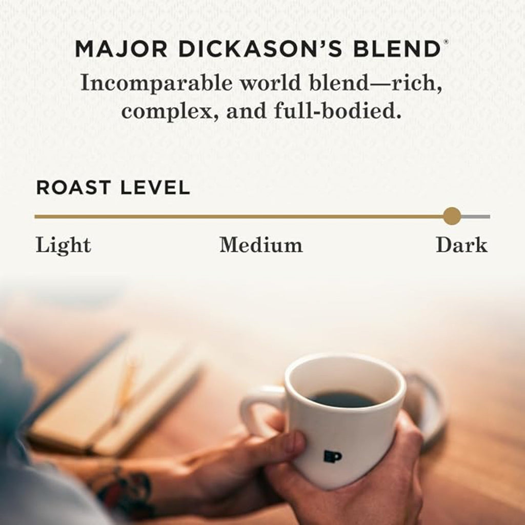 Peet's Coffee, Dark Roast Major Dickason's Blend 75 Pods
