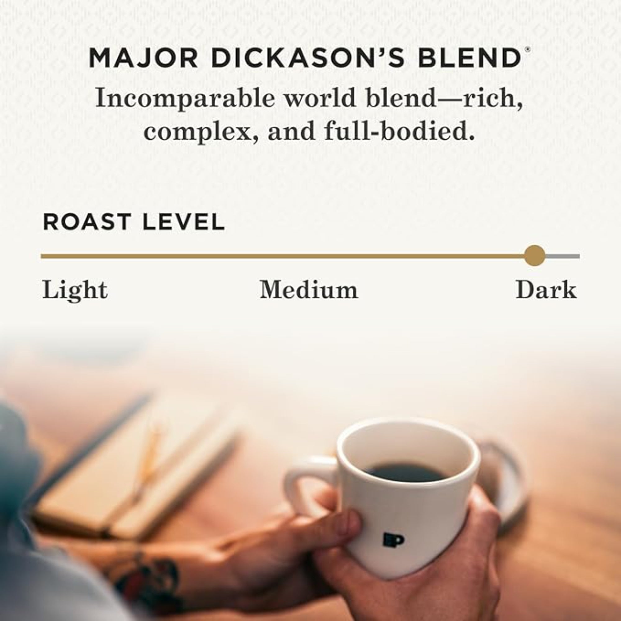 Peet's Coffee, Dark Roast Major Dickason's Blend 75 Pods