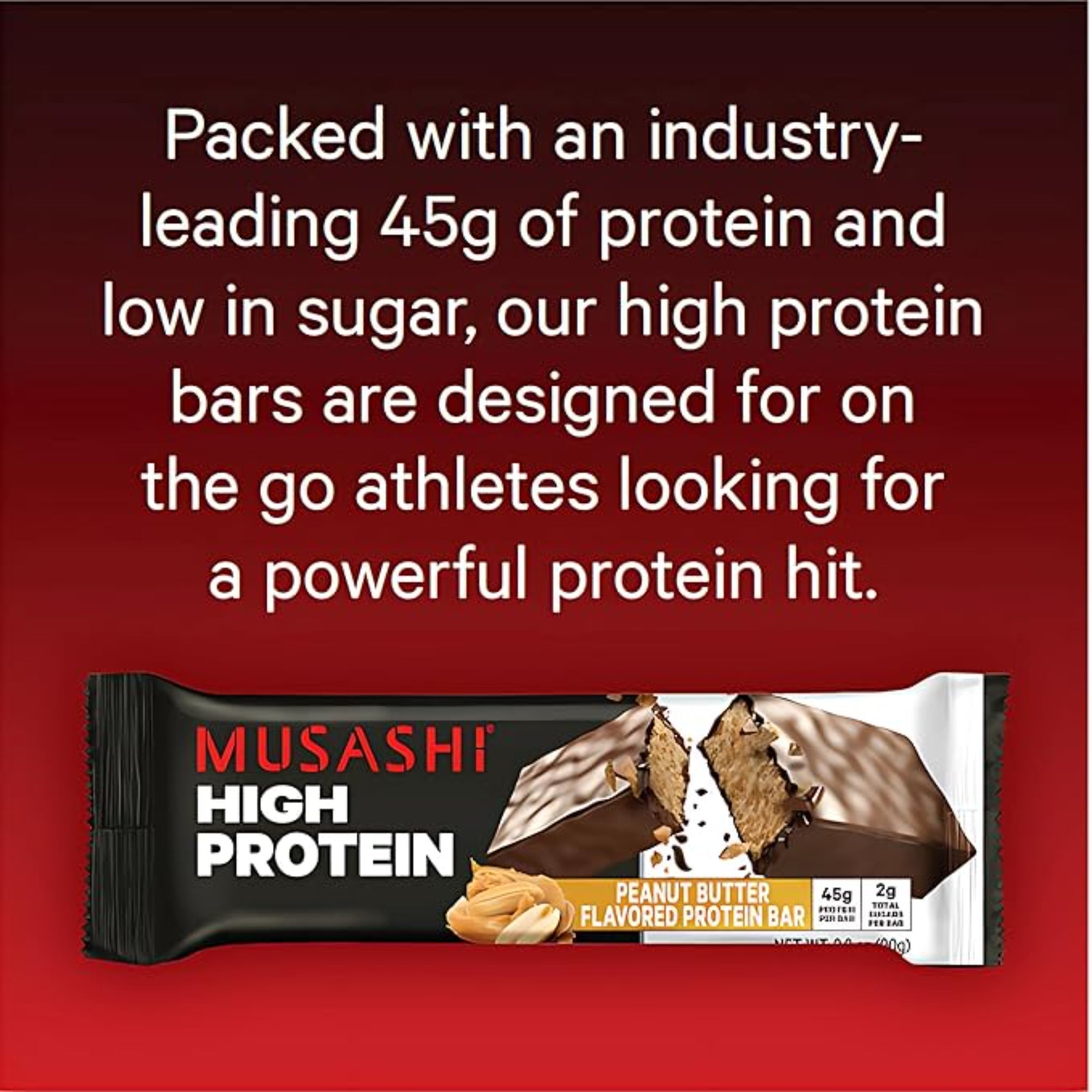 MUSASHI High Protein Bar 12 Pack
