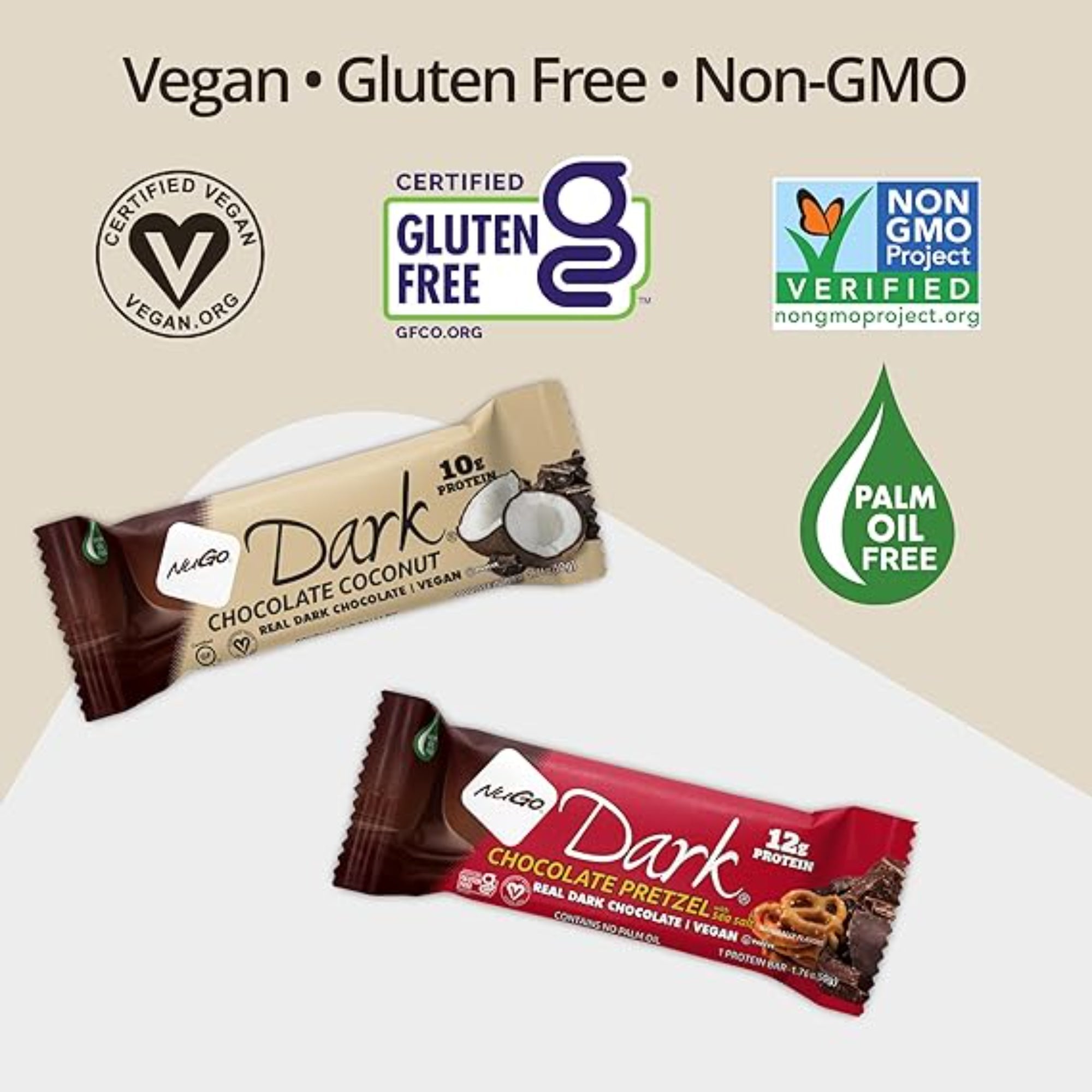 NuGo Dark Chocolate Pretzel and Sea Salt 24 Count