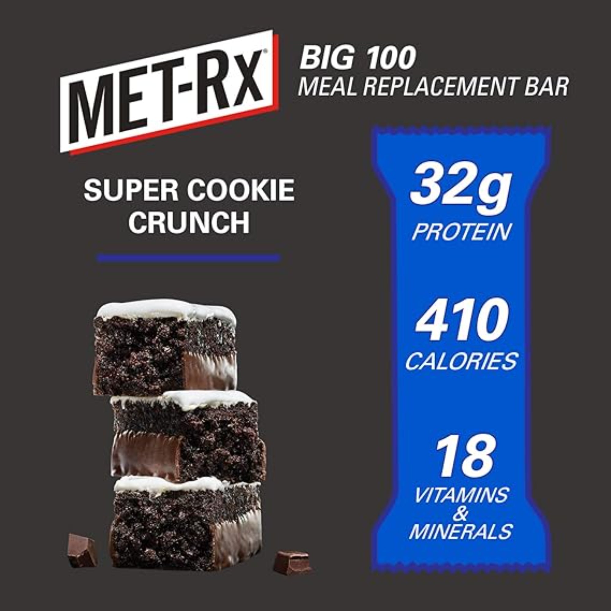 MET-Rx Big 100 Protein Bar 9 Bars