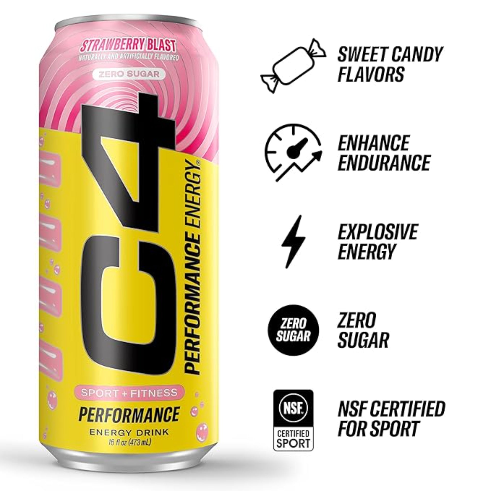 Cellucor C4 Performance Energy Drink 16 Fl Oz (12 Pack)
