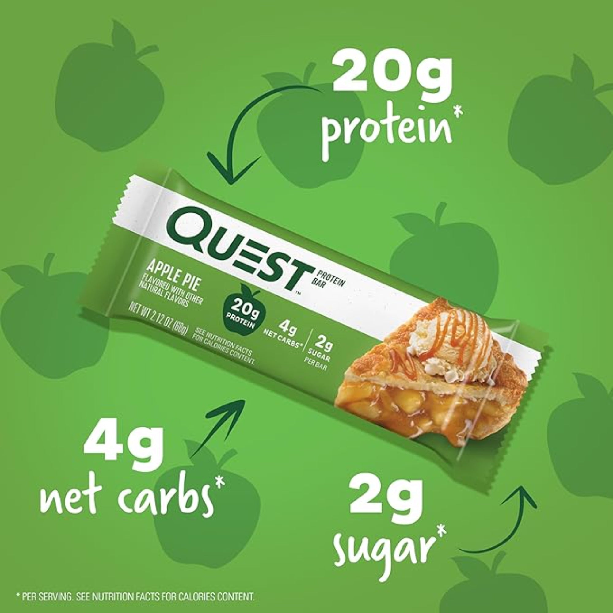 Quest Nutrition Apple Pie Protein Bar 12 Count