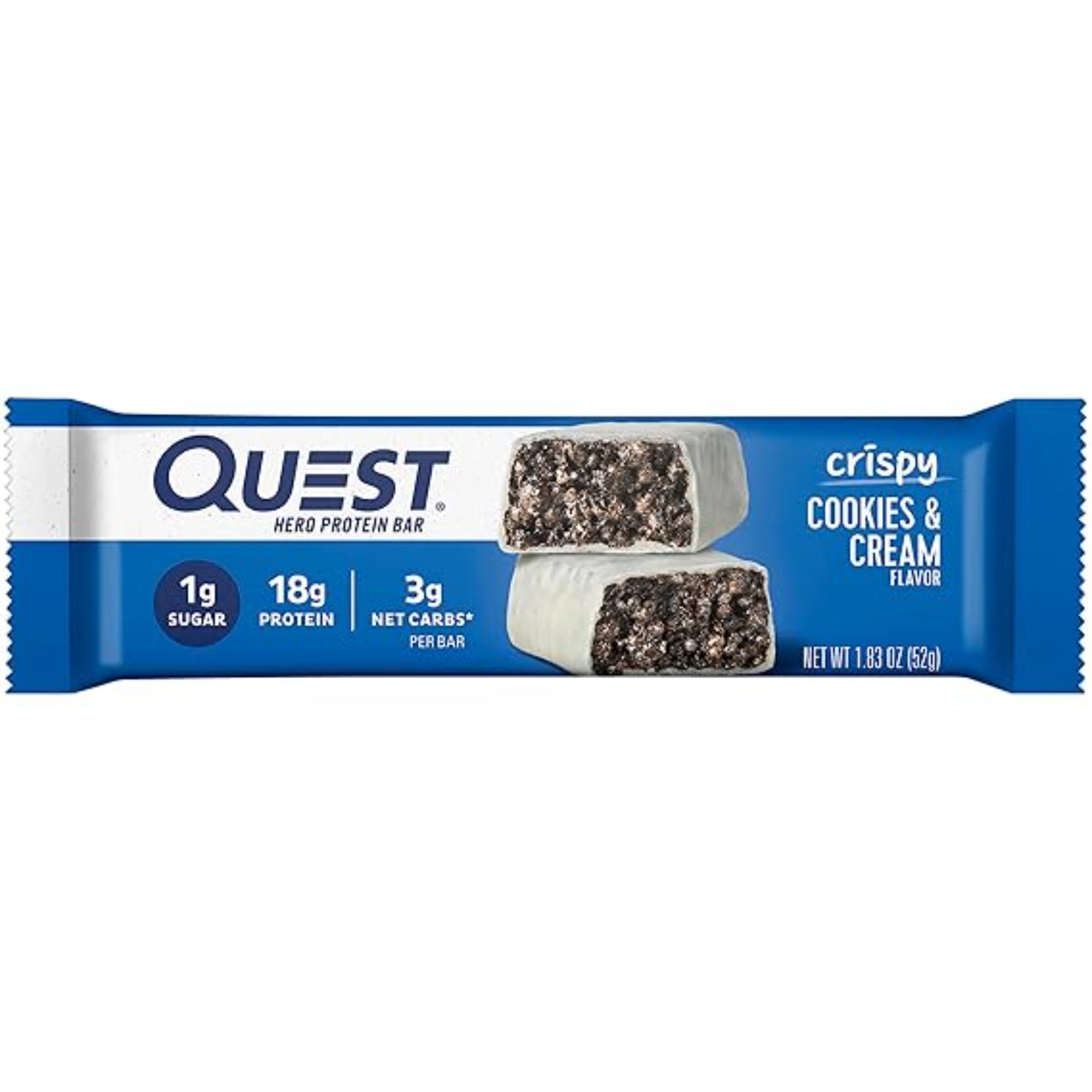 Quest Nutrition Crispy Cookies & Cream 12 Count