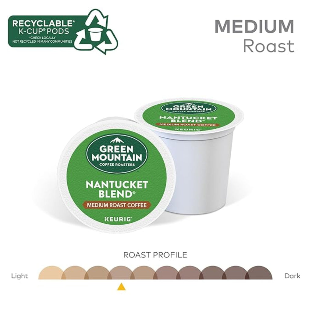 Green Mountain Coffee Roasters Nantucket Blend 96 pods