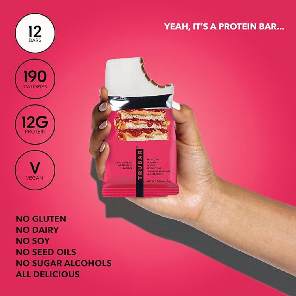 TRUBAR Vegan Protein Bar 12 Count