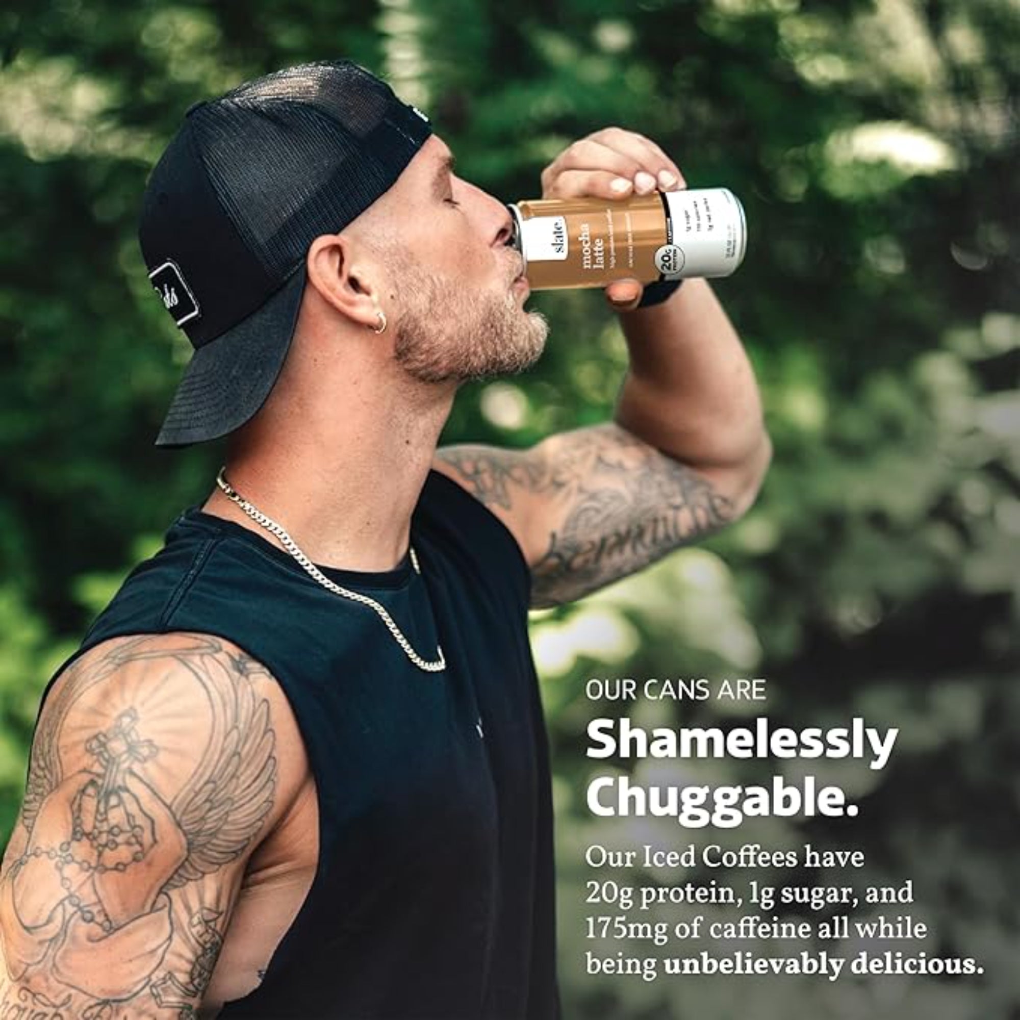 Slate Milk - High Protein Iced Coffee 11 fl oz 12 Cans