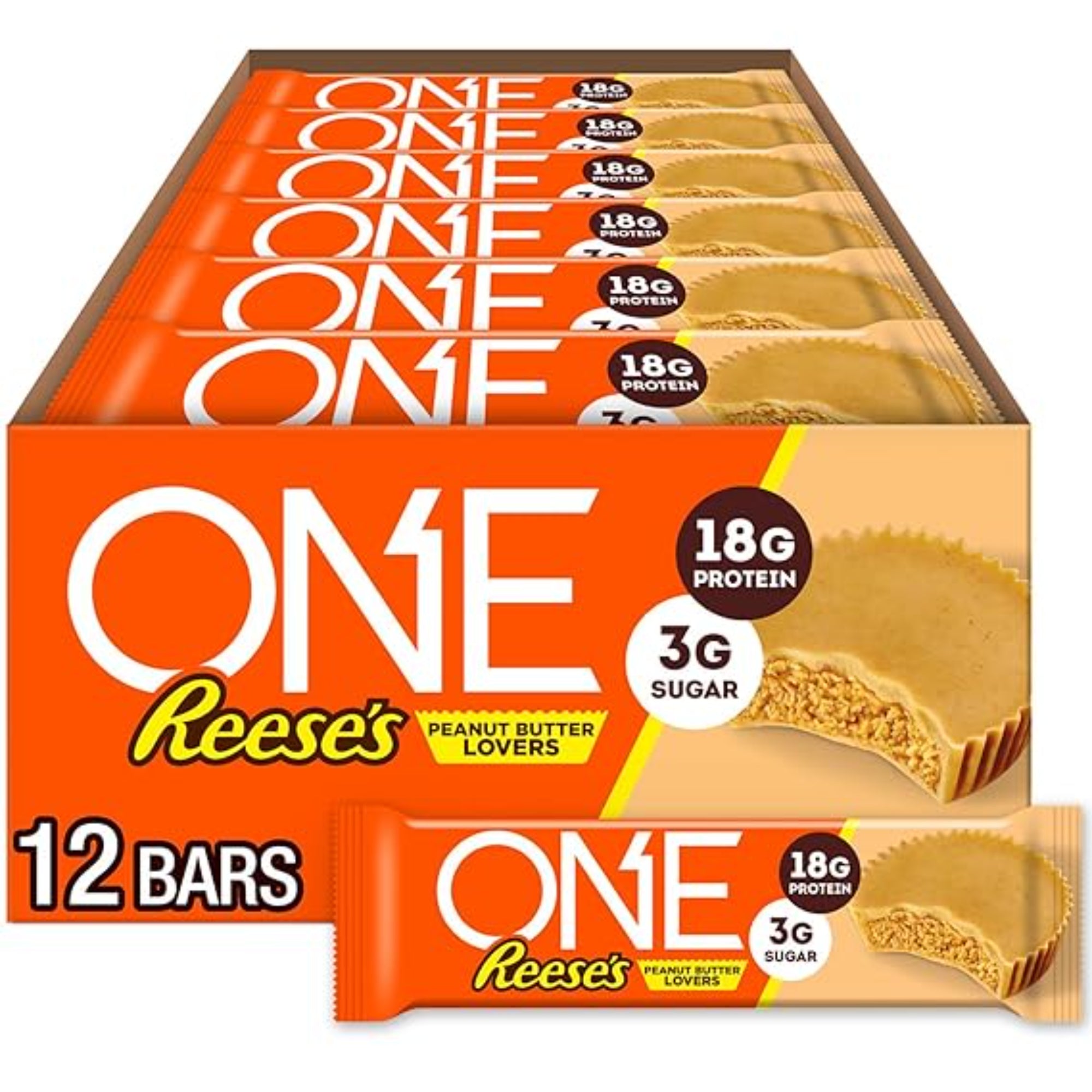 ONE Protein Bars, Reese's Peanut Butter 2.12 oz (12 Count)