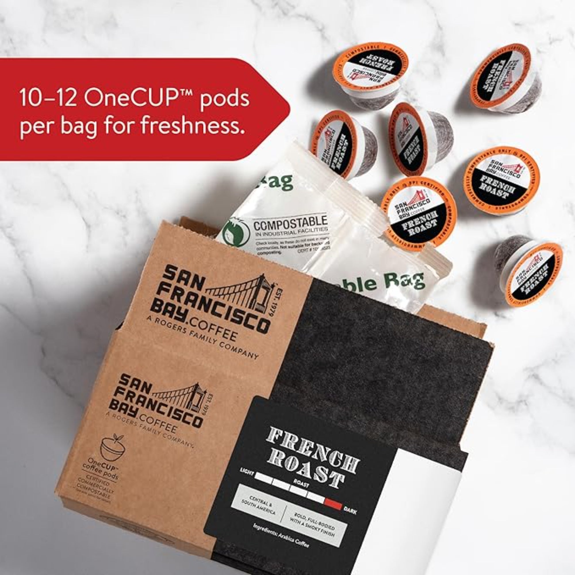 San Francisco Bay Coffee - Dark Roast  (80 ct)
