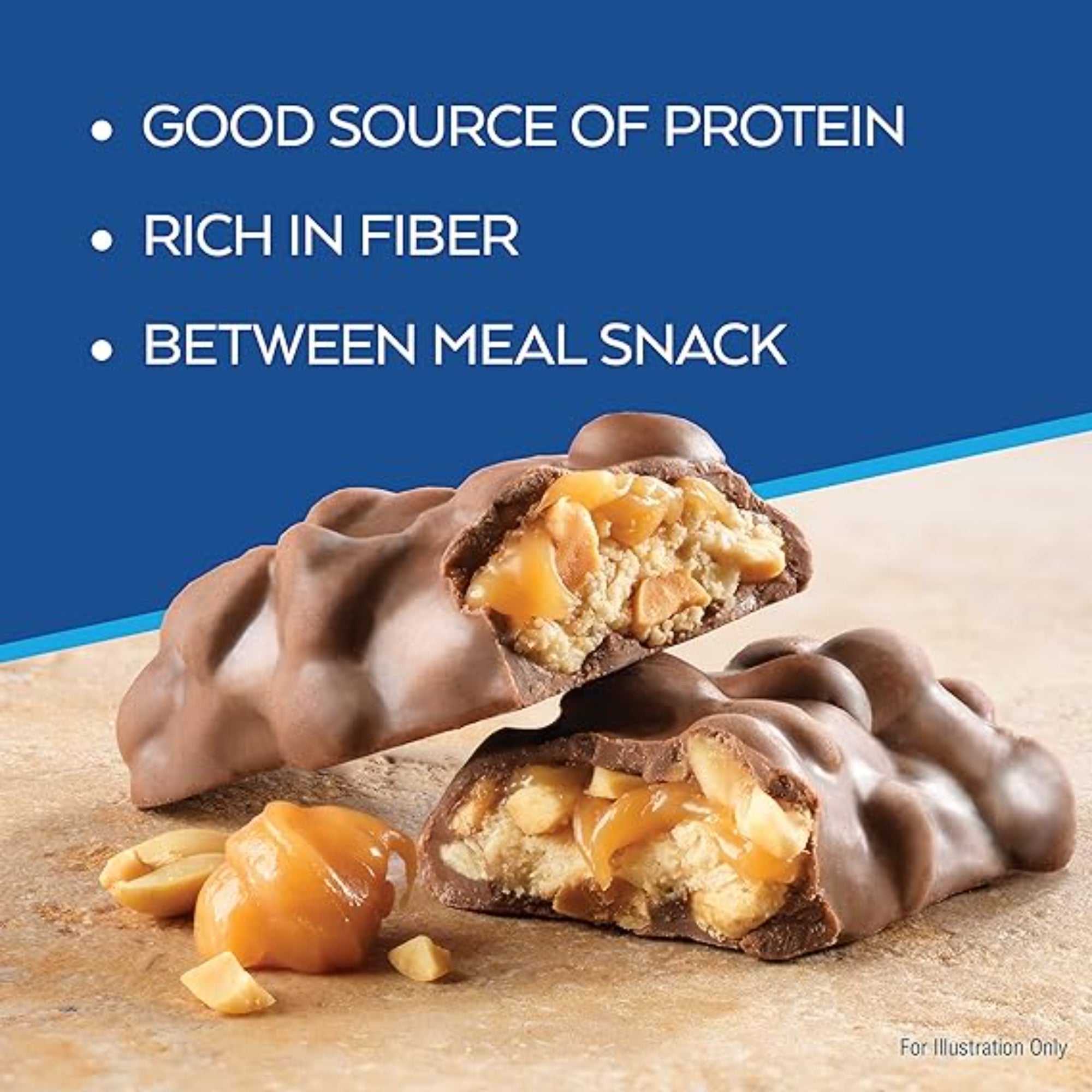Atkins Caramel Chocolate Nut Roll Snack Bar 16 Count