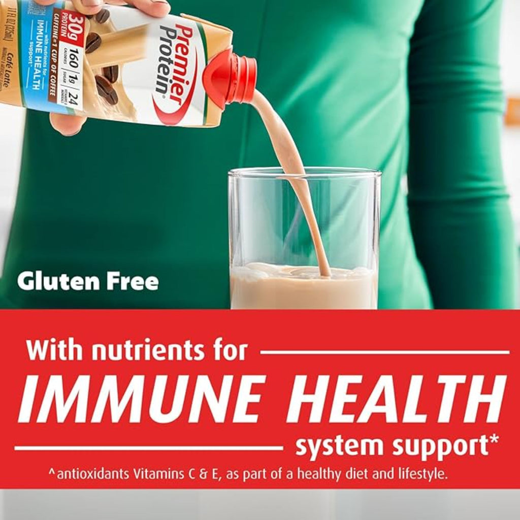 Premier Protein Protein Shake Cafe Latte 12 Count