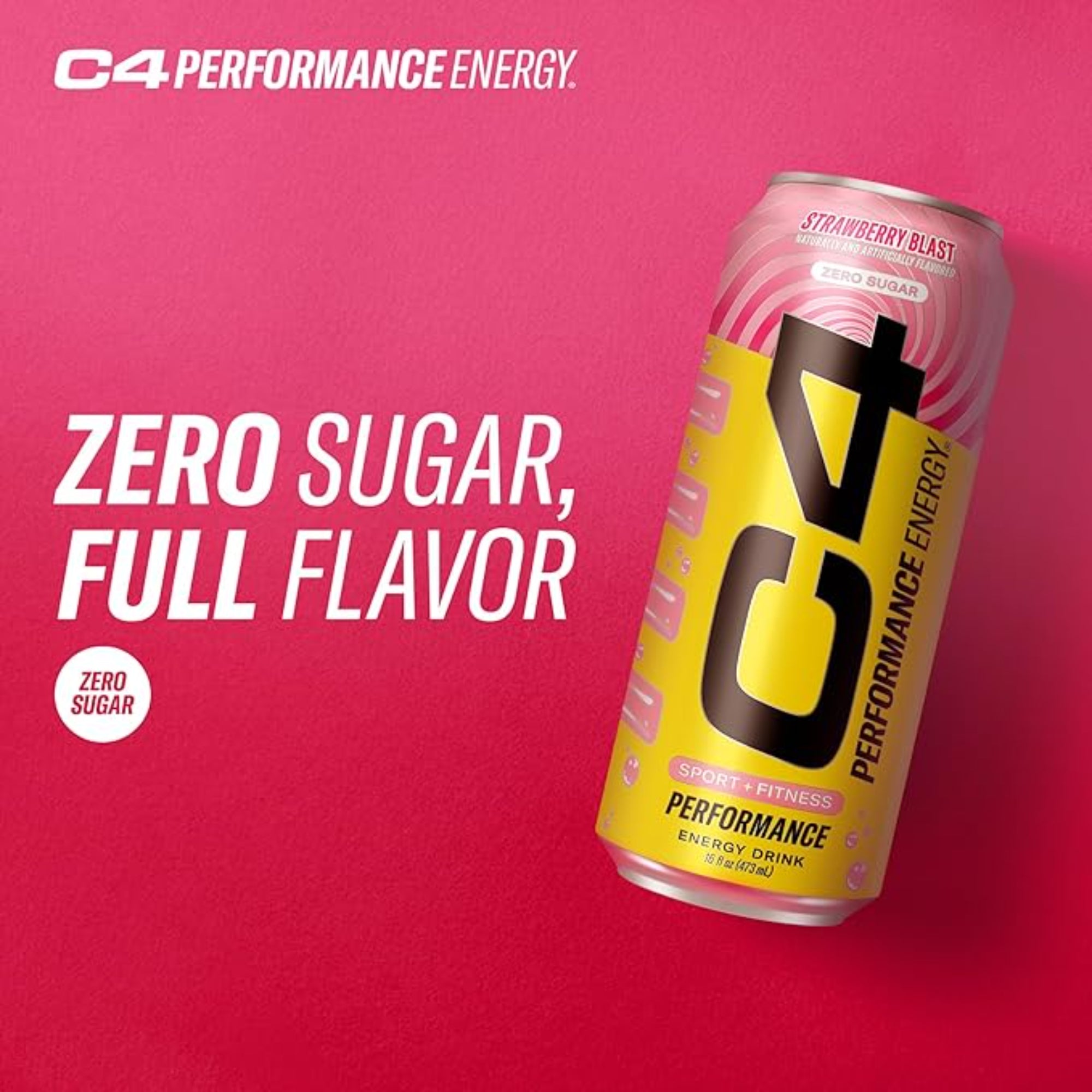 Cellucor C4 Performance Energy Drink 16 Fl Oz (12 Pack)
